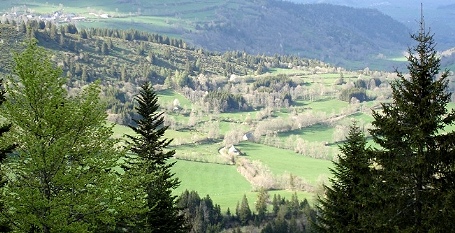 Vue sur les granges