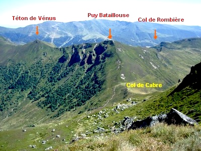 Vue sur le col de Cabre