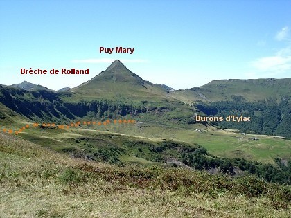 Sentier sous la Brèche de Rolland