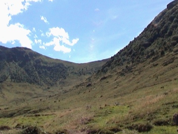 Vue sur le col de Cabre