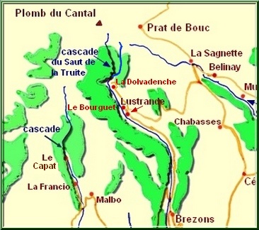 carte des cascades