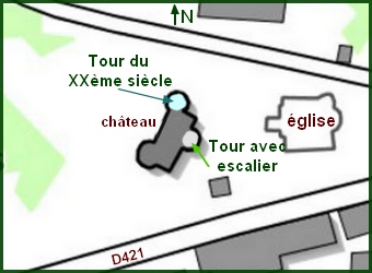 plan du château