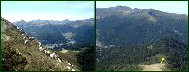 L'Aiguillon : descente sur Super Lioran