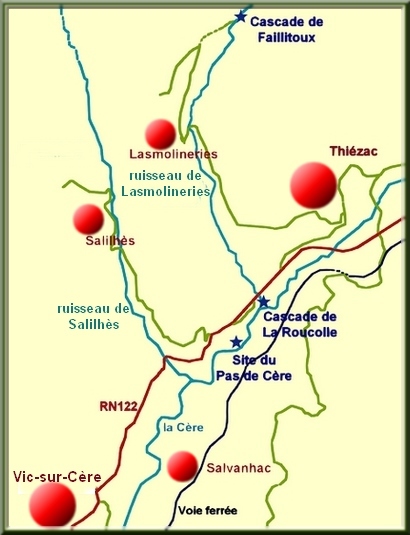 Affluents de la Cère