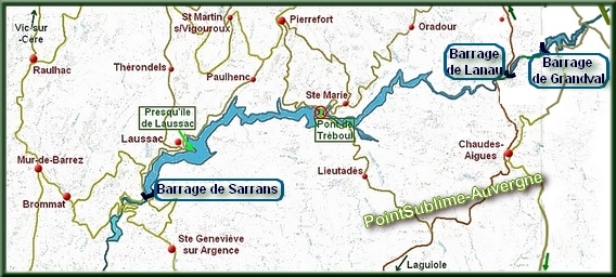 carte barrages