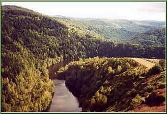 La Truyère en aval du barrage