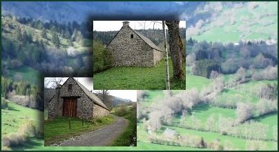 deux granges au bord du chemin