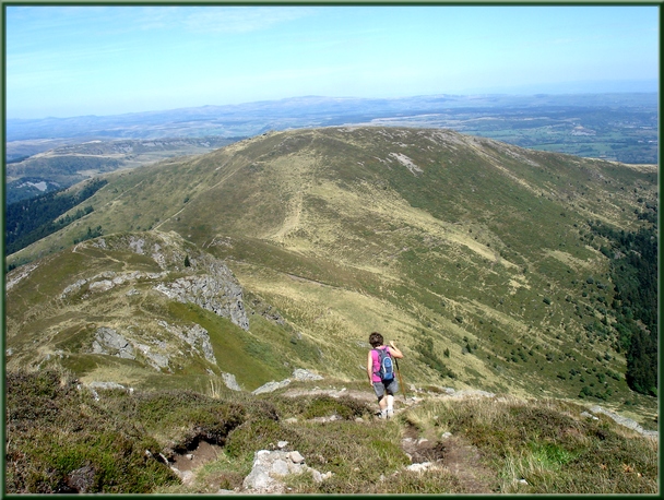 sentier vers l'Aiguillon