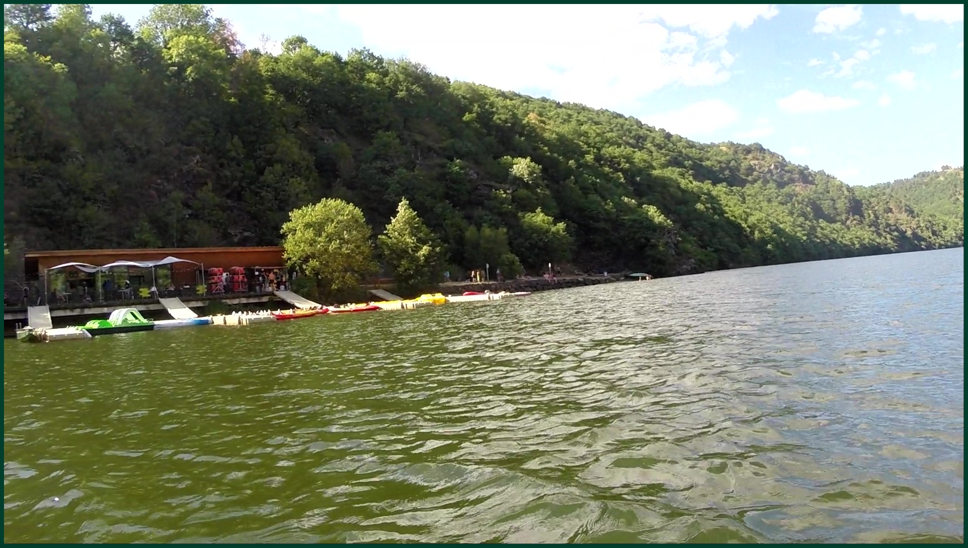 Balade en kayak à Lanau