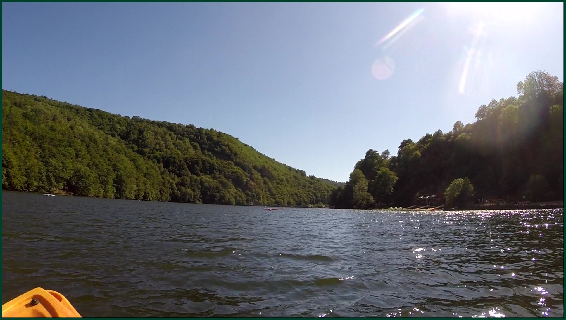 Balade en kayak à Lanau