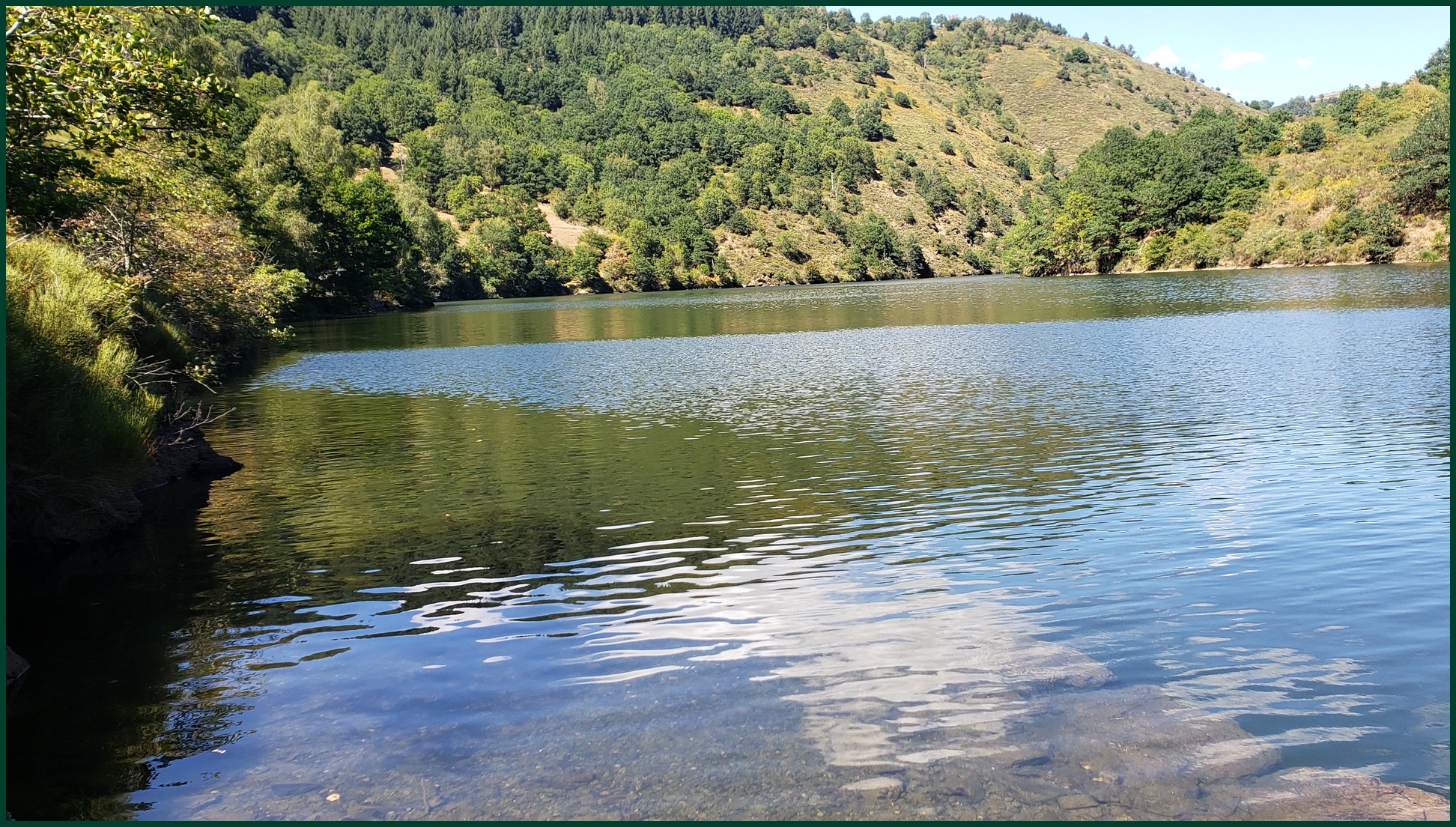 Balade en kayak à Lanau