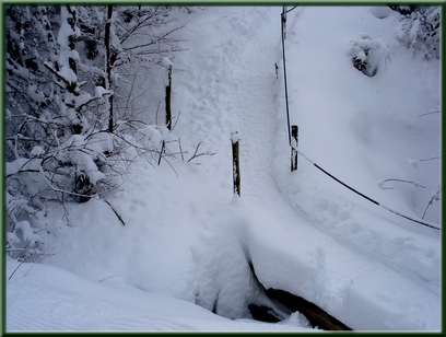 aménagements sur la piste