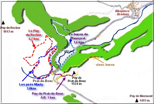 plan pistes ski de fond