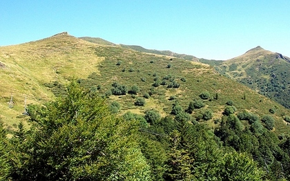 vue du télésiège de Rombières